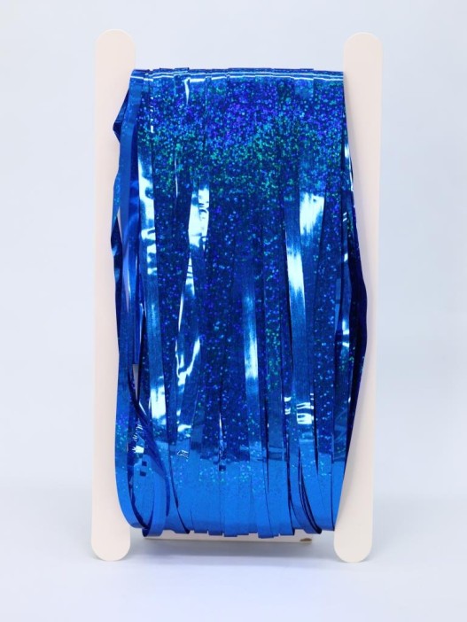 Праздничный занавес, дождик для фотозоны &quot;Brilliant rain&quot;, blue (100*200 см) 