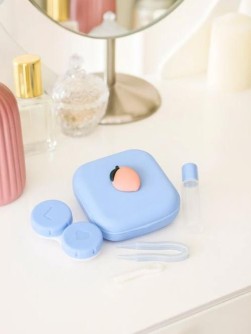 Контейнер для линз «Mini Peach», blue