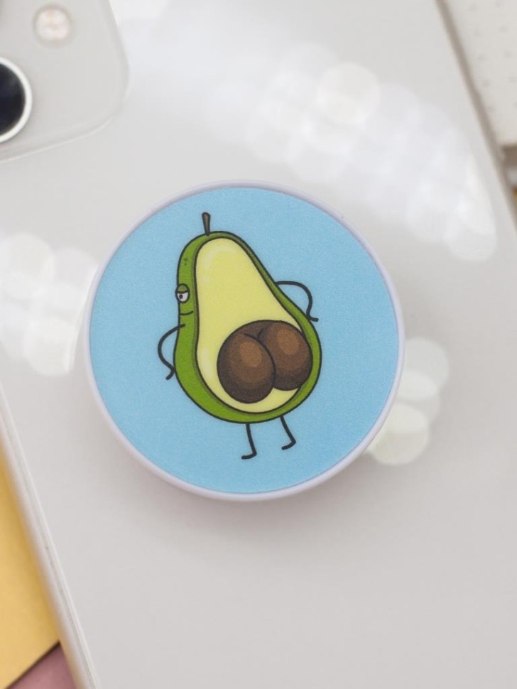 Попсокет "Funny avocado"