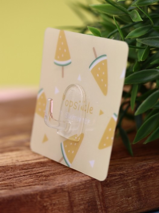 Крючок на липучке «Square» 2шт, mix color 