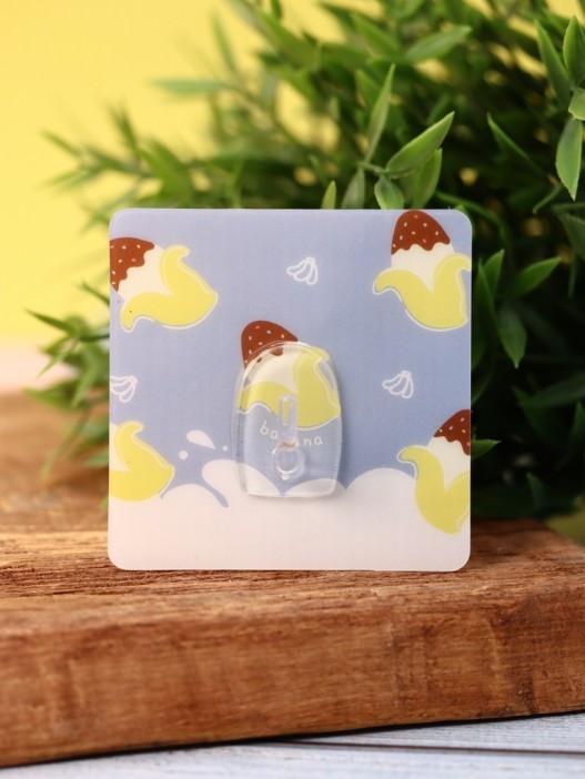 Крючок на липучке «Square» 2шт, mix color 