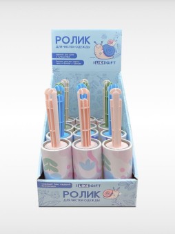 Ролик для чистки одежды "Summer color", 10 см*60 листов, шоу-бокс iLikeGift 12 шт.