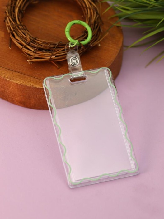 Футляр для карт &quot;Wave outline&quot;, green 