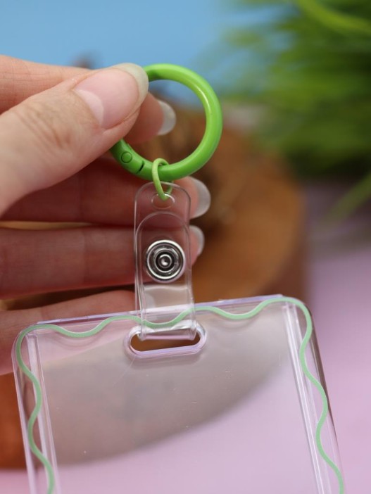 Футляр для карт &quot;Wave outline&quot;, green 