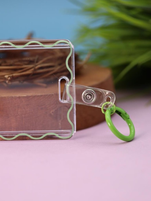 Футляр для карт &quot;Wave outline&quot;, green 