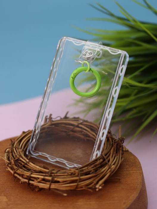 Футляр для карт &quot;Wave outline&quot;, green 