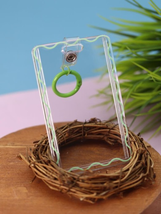 Футляр для карт &quot;Wave outline&quot;, green 