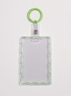 Футляр для карт &quot;Wave outline&quot;, green