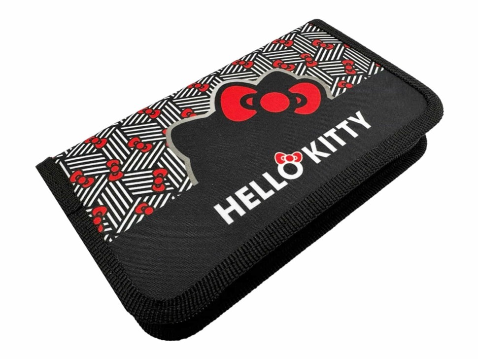Пенал корпусный "Hello Kitty", полиэстер 210ден (19х11см)