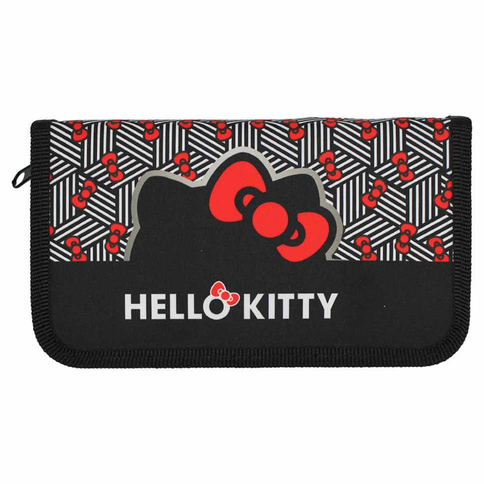 Пенал корпусный "Hello Kitty", полиэстер 210ден (19х11см)