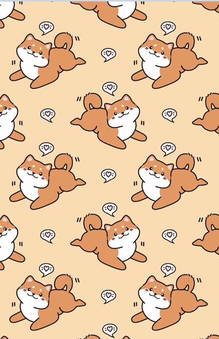 Держатель для карт Аниме «Many shiba inu love» (6,5 х 10,4 см) 