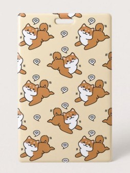Держатель для карт Аниме «Many shiba inu love» (6,5 х 10,4 см)