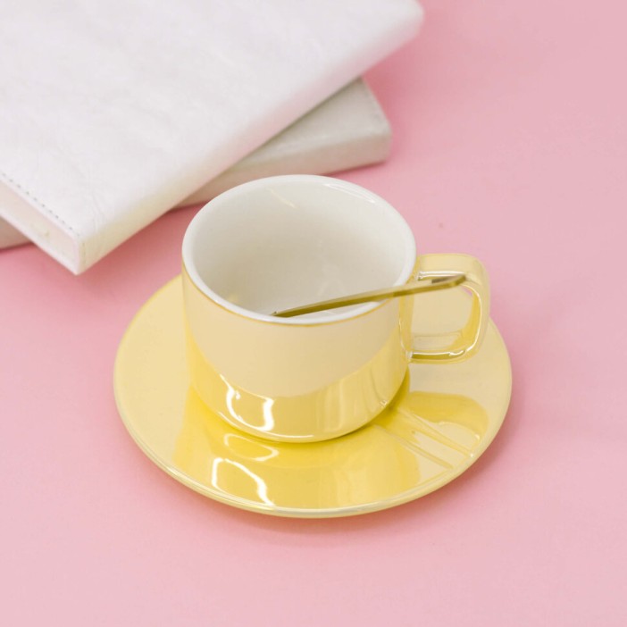 Кружка "Gloss", yellow (150ml) 