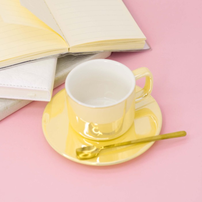 Кружка "Gloss", yellow (150ml) 