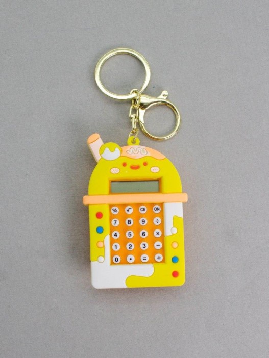 Брелок-калькулятор &quot;Happy cocktail&quot;, yellow (8х5 см) 