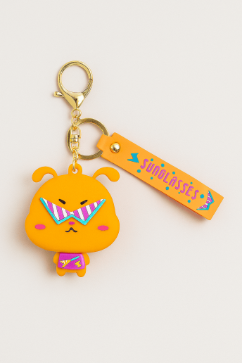 Брелок-кошелёк "Fashion eyewear", orange (9.2*7.7 см)