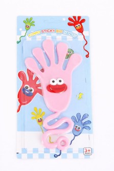 Мялка - антистресс "Jumping hand", pink