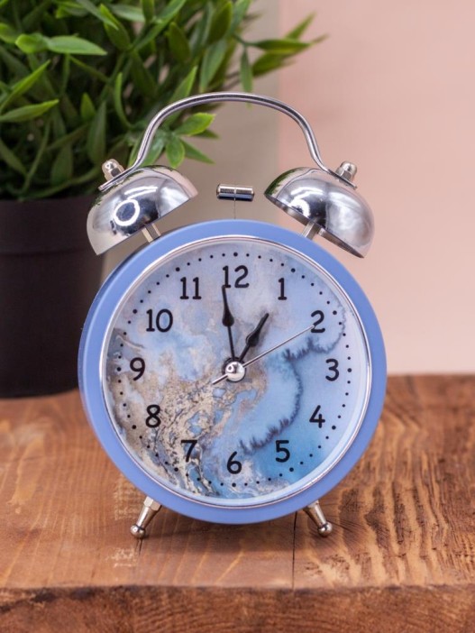 Часы-будильник &quot;Marble&quot;, blue 