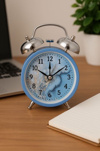 Часы-будильник "Marble", blue