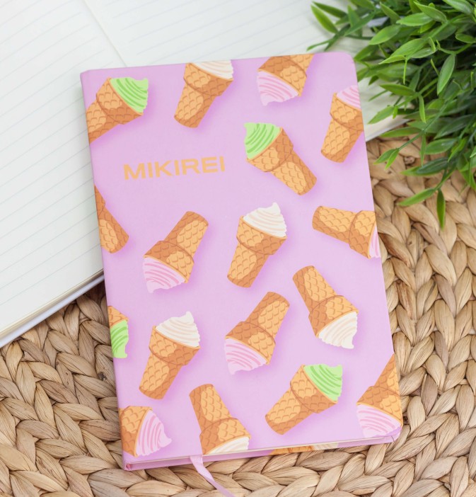 Блокнот (A5) &quot;Many ice cream&quot;, pink (14.5*21) 