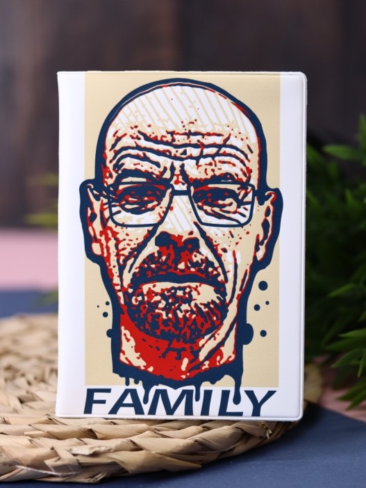 ОБЛОЖКА ДЛЯ ПАСПОРТА &quot;FAMILY&quot;, плотность 600 мкм 