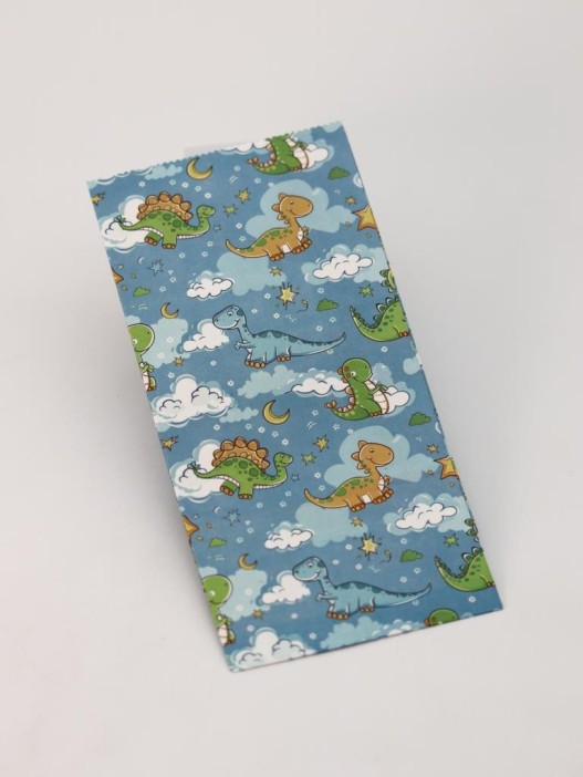 Набор подарочных пакетов+наклейки (6 шт.) &quot;Dinosaur party&quot;, 19*8*6 