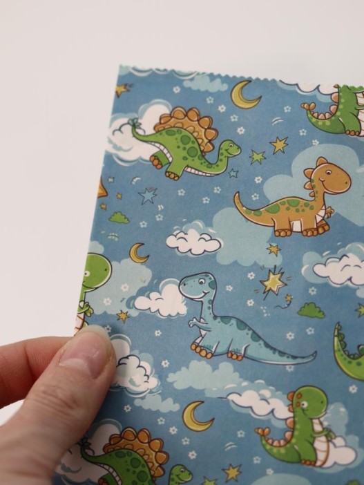 Набор подарочных пакетов+наклейки (6 шт.) &quot;Dinosaur party&quot;, 19*8*6 