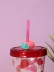 Тамблер iLikeGift "Fruits party Strawberry", pink (380 ml)