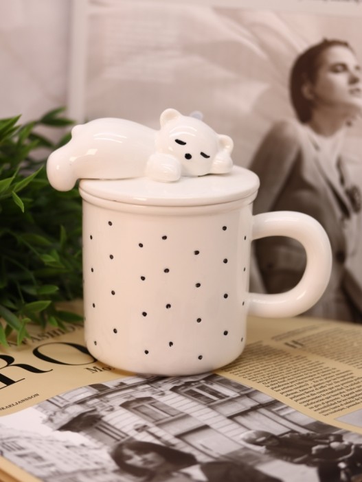 Кружка «Wake up the bear», white (400 мл) 
