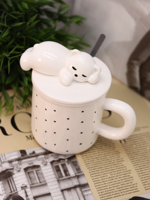 Кружка «Wake up the bear», white (400 мл) 