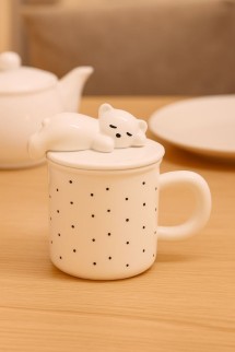 Кружка «Wake up the bear», white (400 мл)