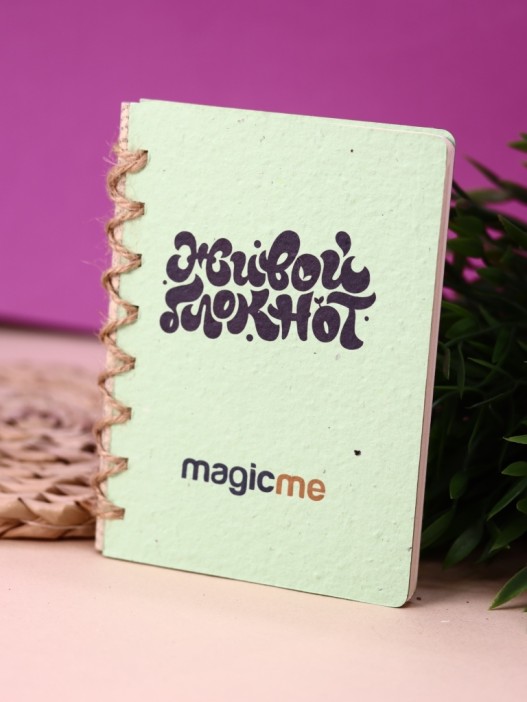 &quot;Живой блокнот Magicme&quot; Зеленое Яблоко 