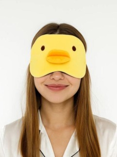 Маска для сна гелевая &quot;Head duck&quot;, yellow