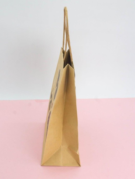 Пакет подарочный крафтовый «Dogkiss», ROCK (21*25,5*10) 