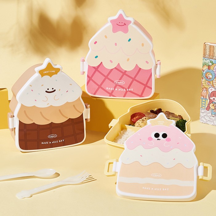 Ланчбокс &quot;Cake&quot;, white 