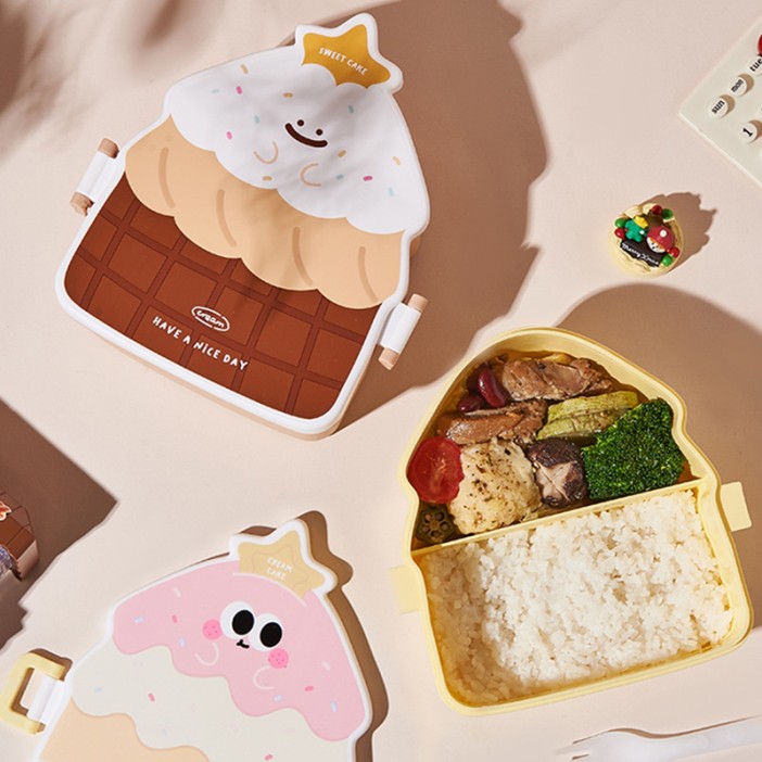 Ланчбокс &quot;Cake&quot;, white 