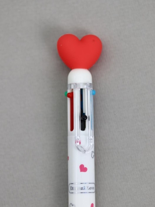 Разноцветная ручка 6 в 1 &quot;Many little hearts&quot; 