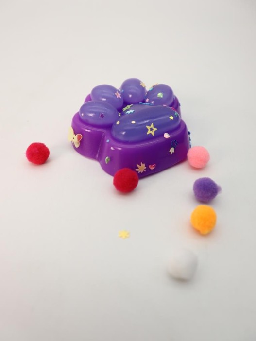 Мялка - антистресс «Нежная Таба ЛАПКА», фиолетовая 