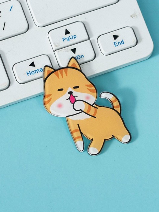 Значок акриловый iLikeGift &quot;Clean red cat&quot; 