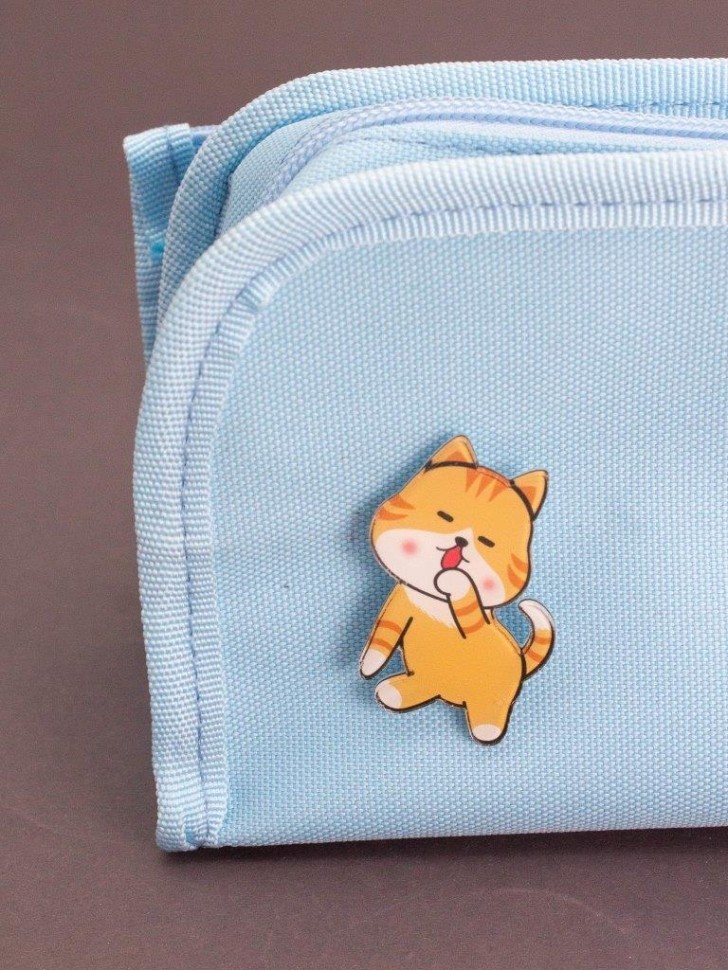 Значок акриловый iLikeGift "Чистый рыжий кот"