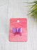 Кольцо акриловое GIRLY "Bow", purple (d=1,8 см) 
