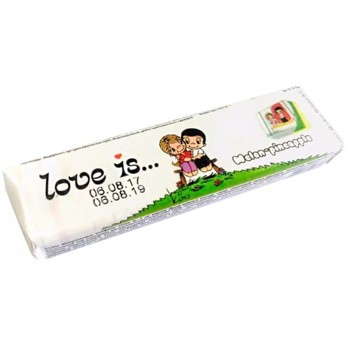 Жевательная конфета "Love is" Дыня-ананас 25 г 
