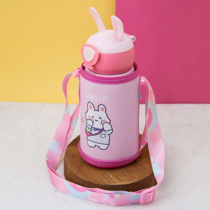 Термос "Hare ears hare", pink (500 ml) 