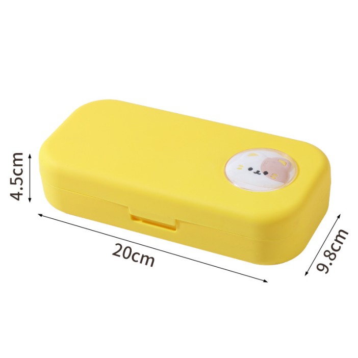 Пенал &quot;Yellow cat&quot;, (4,5*20*9,8 см) 