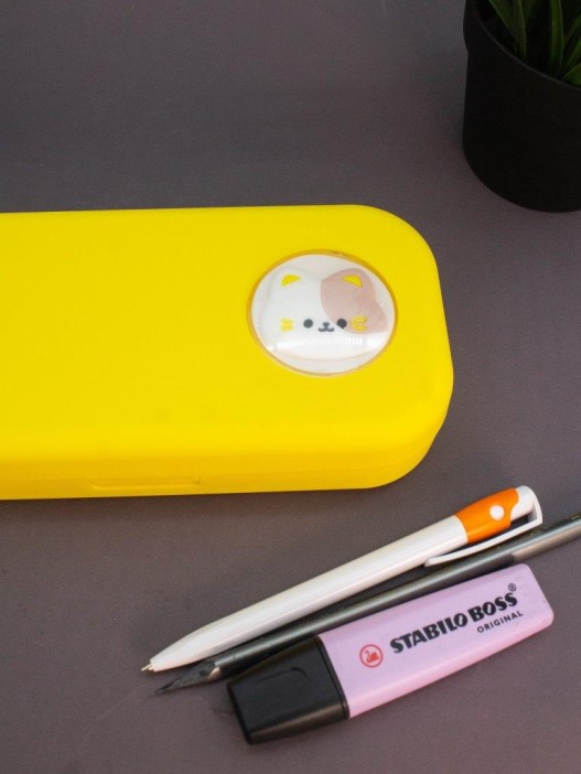 Пенал &quot;Yellow cat&quot;, (4,5*20*9,8 см) 