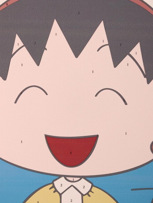 Картина по номерам на подрамнике Draw Me! «Cheerful girl», (20*20 см) 