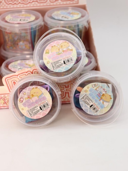 Набор для создания брелоков DIY, 6 шт. &quot;Capybara life&quot;, mix, шоу-бокс 12 шт. 