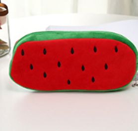 Пенал плюшевый &quot;Watermelon&quot;, red (20*10 см) 