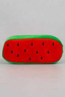 Пенал плюшевый &quot;Watermelon&quot;, red (20*10 см)