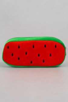 Пенал плюшевый "Watermelon", red (20*10 см)